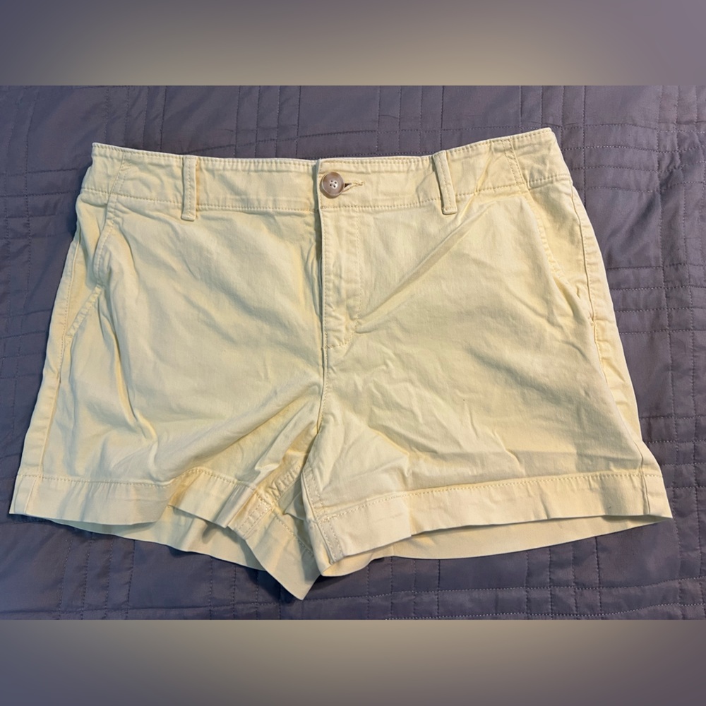LOFT Women's Yellow Shorts